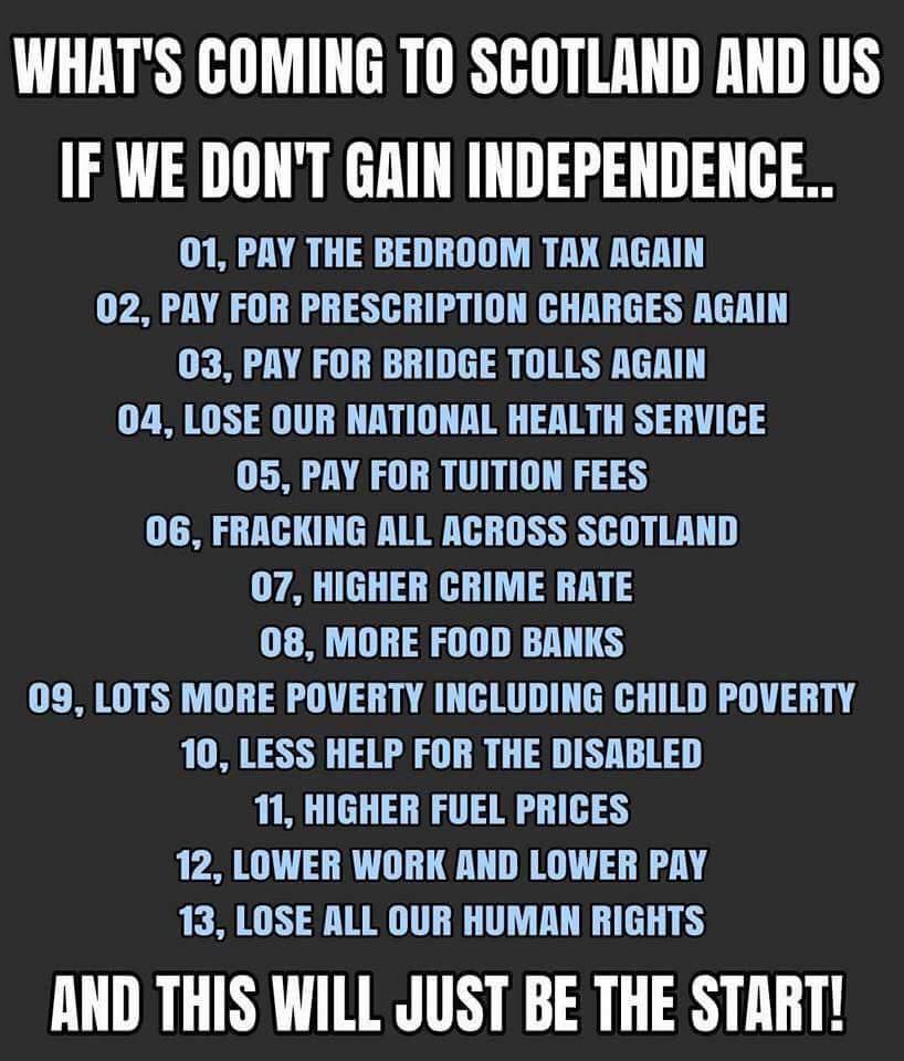 2026 ...
VOTE SNP OR WE'RE 
FUCKED...
WESTMINSTER WILL STEAL EVERY RESOURCE WE HAVE !!
INDEPENDENCE 1ST 
🏴󠁧󠁢󠁳󠁣󠁴󠁿🏴󠁧󠁢󠁳󠁣󠁴󠁿🏴󠁧󠁢󠁳󠁣󠁴󠁿🏴󠁧󠁢󠁳󠁣󠁴󠁿🏴󠁧󠁢󠁳󠁣󠁴󠁿🏴󠁧󠁢󠁳󠁣󠁴󠁿🏴󠁧󠁢󠁳󠁣󠁴󠁿🏴󠁧󠁢󠁳󠁣󠁴󠁿