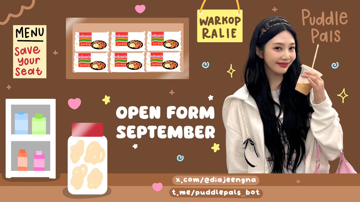 ㅤ⠀
⠀  ⠀       ⠀ﾟ⋆꒰ఎ PUDDLE PALS ໒꒱ ⋆ﾟ
⠀ ⠀ ⠀⠀   Open Form September 
⠀  ⠀  ⠀