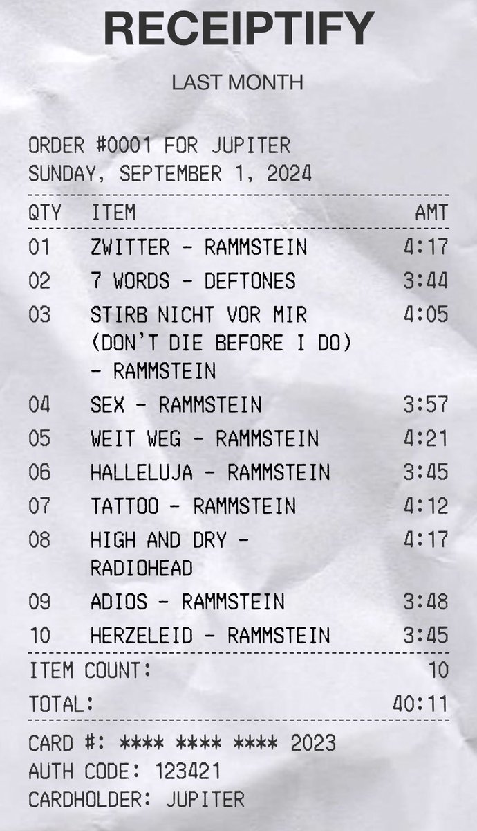 Jxptr_'s tweet photo. I think there's a little bit of Rammstein https://t.co/ejBvUPSp1m