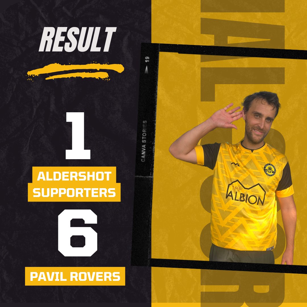 PavilRoversFC's tweet photo. Our final preseason friendly ends in victory!

Arron C ⚽️
Jam x2 ⚽️⚽️
Shaun M ⚽️
Calum W ⚽️
Joe C ⚽️

Looking forward to the start of the season next week!

UP THE ROVERS 

#PVRFC #sundayfootball #aldershotanddistrict https://t.co/6S3jRj7pDz