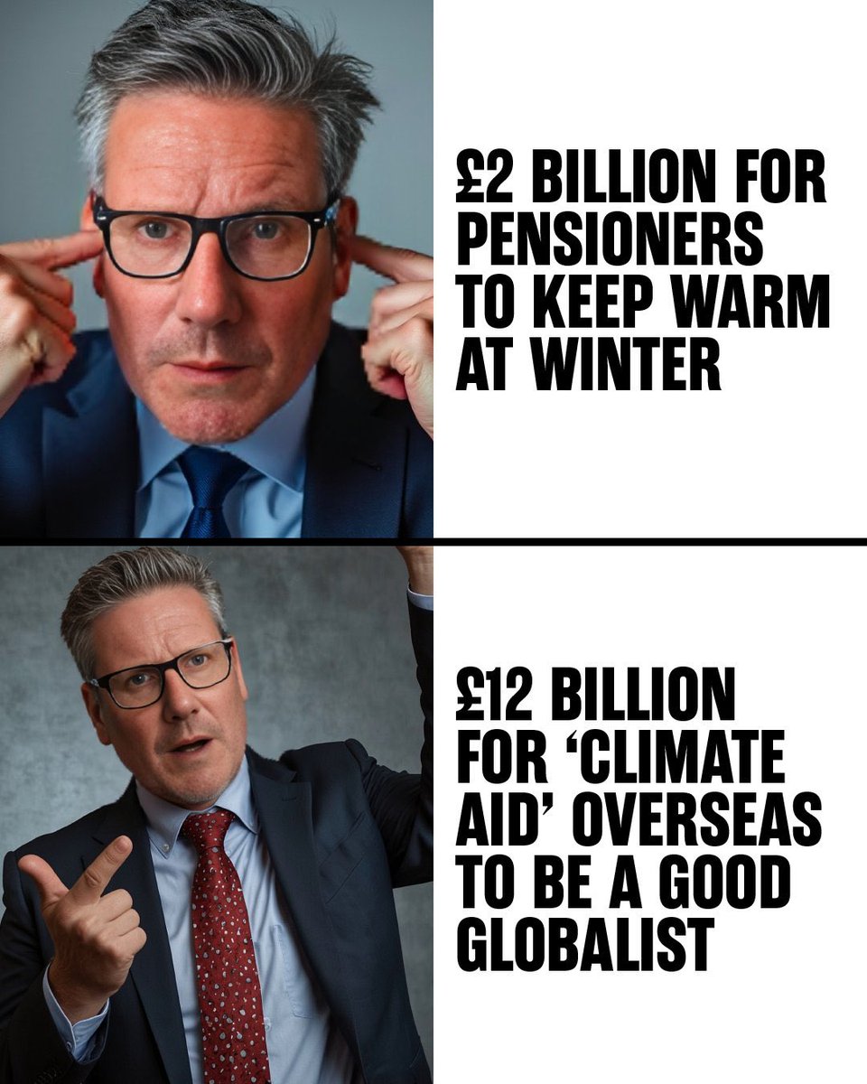 The minimum wage for over 18s is £20,820, this is the minimum the Government consider is necessary to live on. 
The state pension for the people who have paid into the system their entire adult lives is £11,502 a year, £9,318 below the poverty line. 
How dare you <a href="/Keir_Starmer/">Keir Starmer</a>