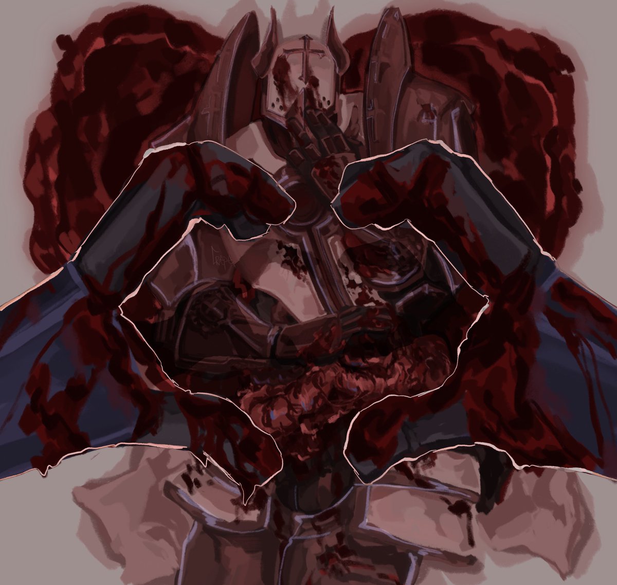 crepecorps's tweet photo. love will save you #ultrakill https://t.co/h6eN5IoTyD