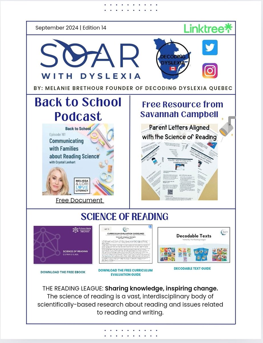 melbrethour's tweet photo. FREE September Newsletter with embedded links! This is the 14th one I've created. Topics this month: communicating with parents about the science of reading, resources, sor101, fluency, and free apps for the classroom! #BackToSchool

https://t.co/R0FMjPhq38 https://t.co/JFE4NWj60C