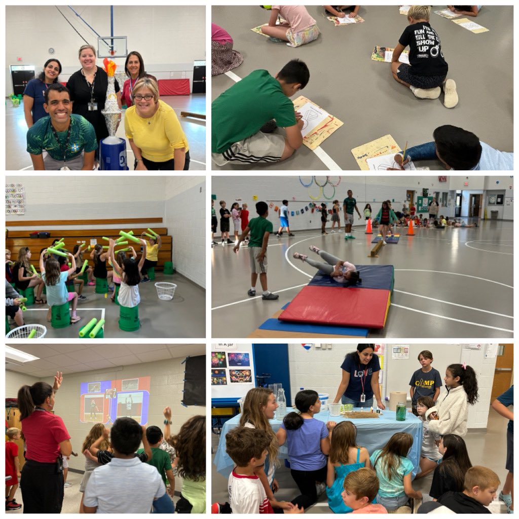 Our RA Olympics day was a success! Our Bulldogs experienced science, music, movement, art, and learned about a Cuban wrestler who is a 5-time, consecutive 🏅winner #Olympics #BulldogsConnect <a href="/NBE_PE/">New Britton PE</a> <a href="/JessiShelton14/">Jessi</a> <a href="/NBE_art/">New Britton Art</a>
