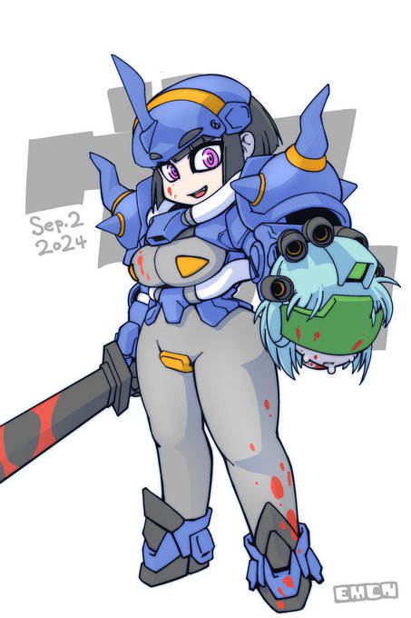 グフのグロい差分
生首注意 