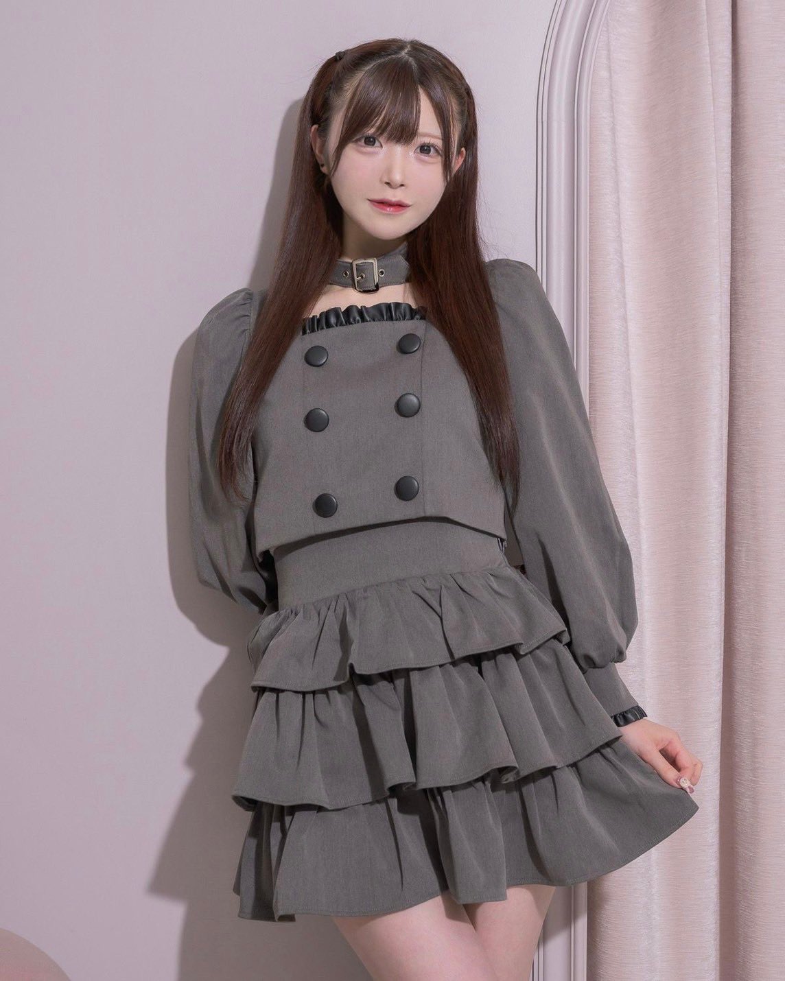 ティアードフリルドーリーミニスカート – pium