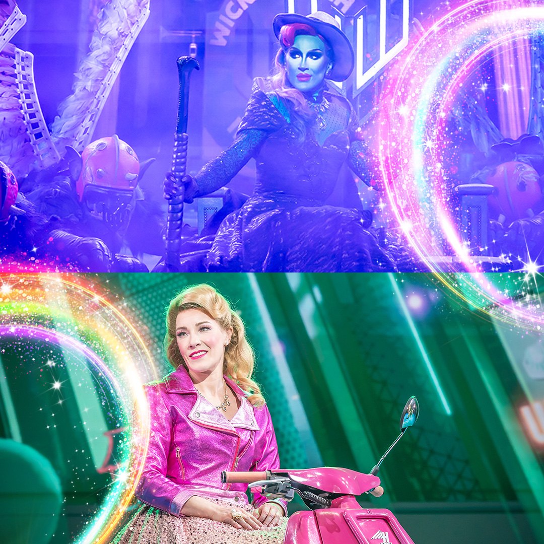 No need to wait for the #WickedMovie to see your favourite Good Witch / Bad Witch duo!
Come and visit our very own Witches of the West End: The Vivienne and Emily Bull until 8 Sep 💅

wizardofozmusical.com