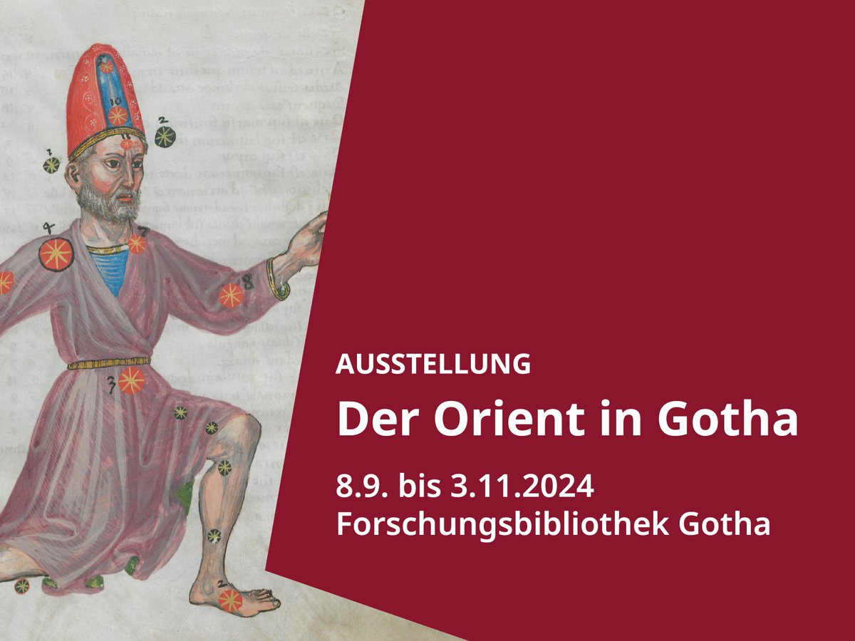 FKrimsti's tweet photo. #Thüringen has a long and rich intellectual culture. It was and remains a place of cultural encounter and exchange. I am excited to have the opportunity to offer a glimpse into the history of such exchanges @FBGotha Our exhibition #OrientInGotha starts next Sunday! 1/3 https://t.co/Wku7eJVUe4