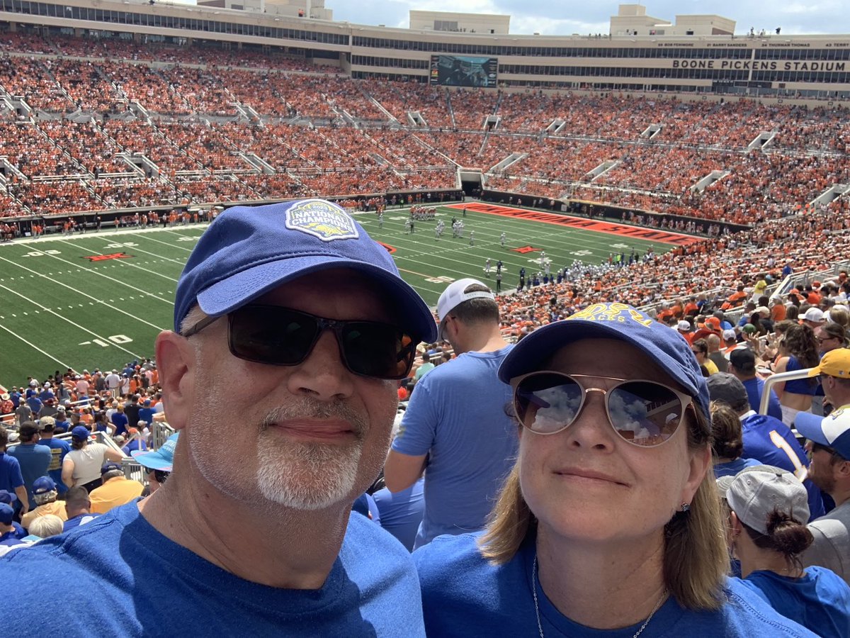 Had a great weekend in Stillwater. The Jacks will bounce back. Shout out to ⁦<a href="/CowboyFB/">OSU Cowboy Football</a>⁩ fans. Definitely the nicest fan base we’ve personally experienced. We will be rooting for you.