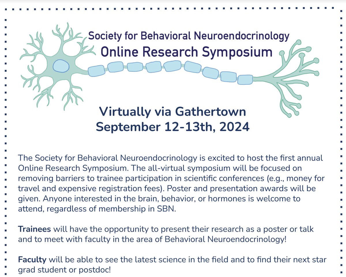 We are excited to announce our two keynote speakers for the SBN Online Research Symposium! Troy Roepke, Ph.D, associate professor at Rutgers University and Farrah Madison, Ph.D assistant professor from University of Wisconsin-Madison. For more information: sbnorsc.wixsite.com/my-site-1