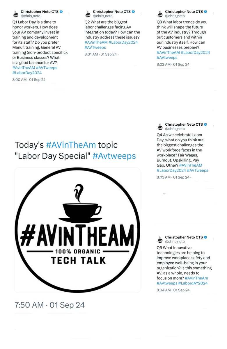 #AVinTheAM tweet media