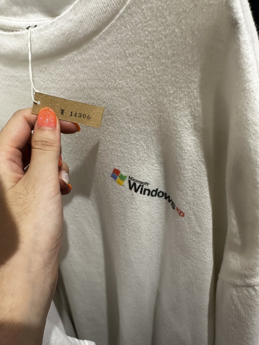 does anyone want this ratty $97 Windows XP t-shirt