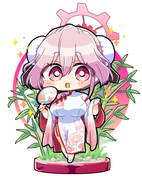 チーパオトモエ#ブルアカ 