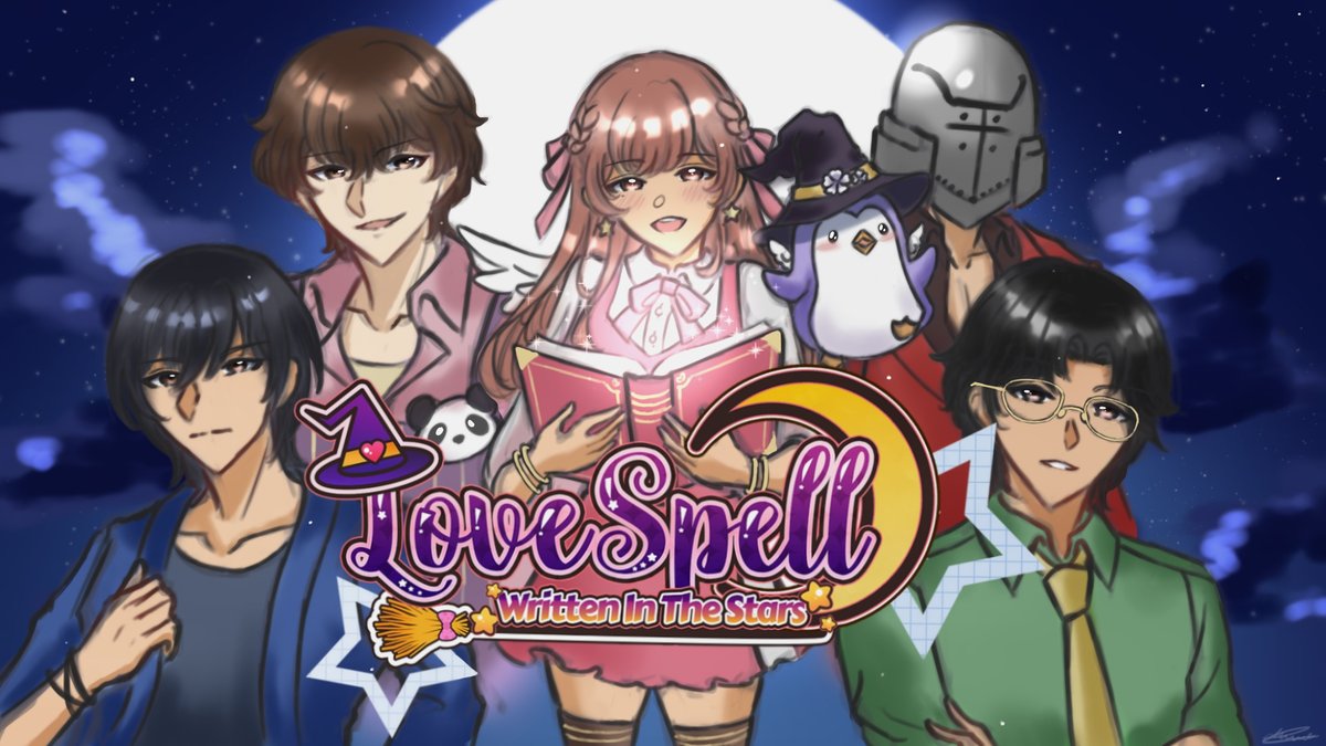 VA_kitsune's tweet photo. my friends and i voice act a cute otome game | LOVE SPELL: WRITTEN IN THE STARS (HIGHLIGHTS)

video edit: @AlfonsoM_GT 

link ✨: https://t.co/WPYEnZwZm5 https://t.co/ruDOhEYFMf