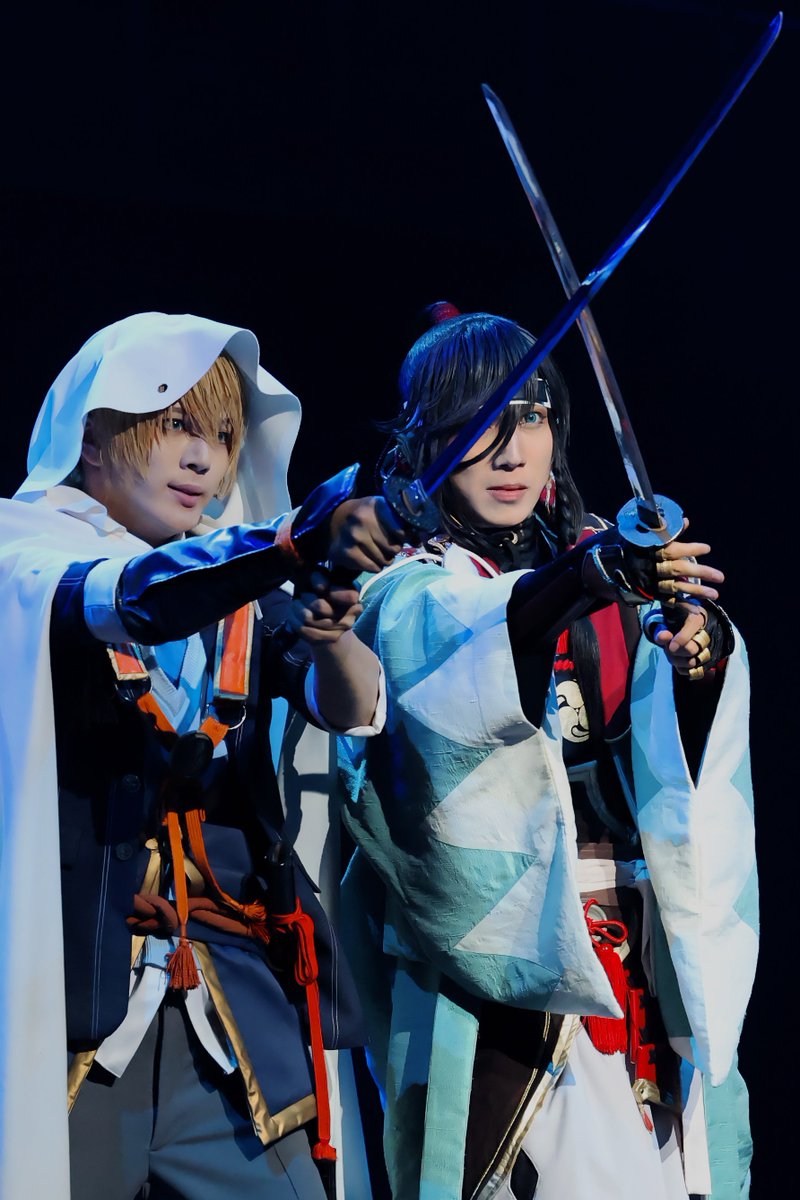 刀剣乱舞　現世遠征　都結び　和泉守兼定 堀川国広 クリアファイル 和泉守兼定＆堀川国広 灯結び展描きおろしイラストA4