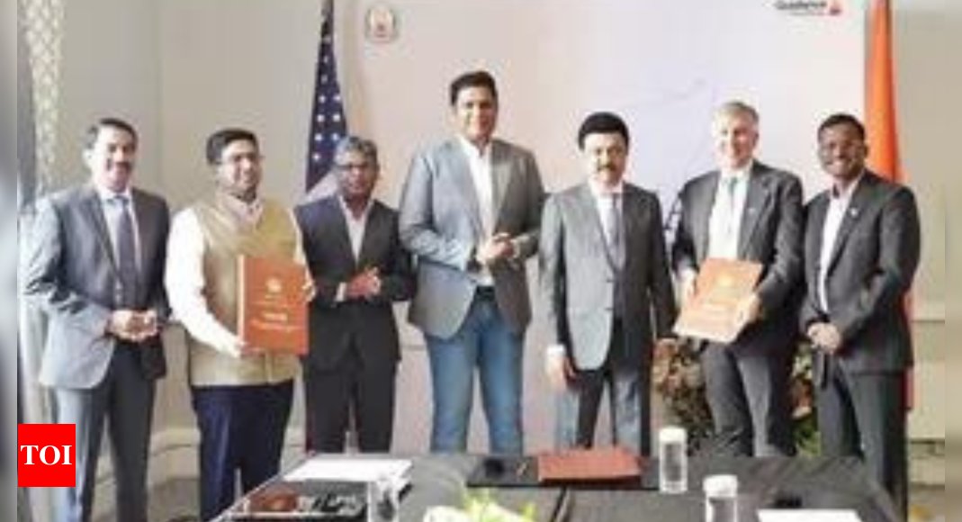 OrbView's tweet image. US-based Ohmium International to invest Rs 400 crore in Tamil Nadu; signs MoU dlvr.it/TCfWzq