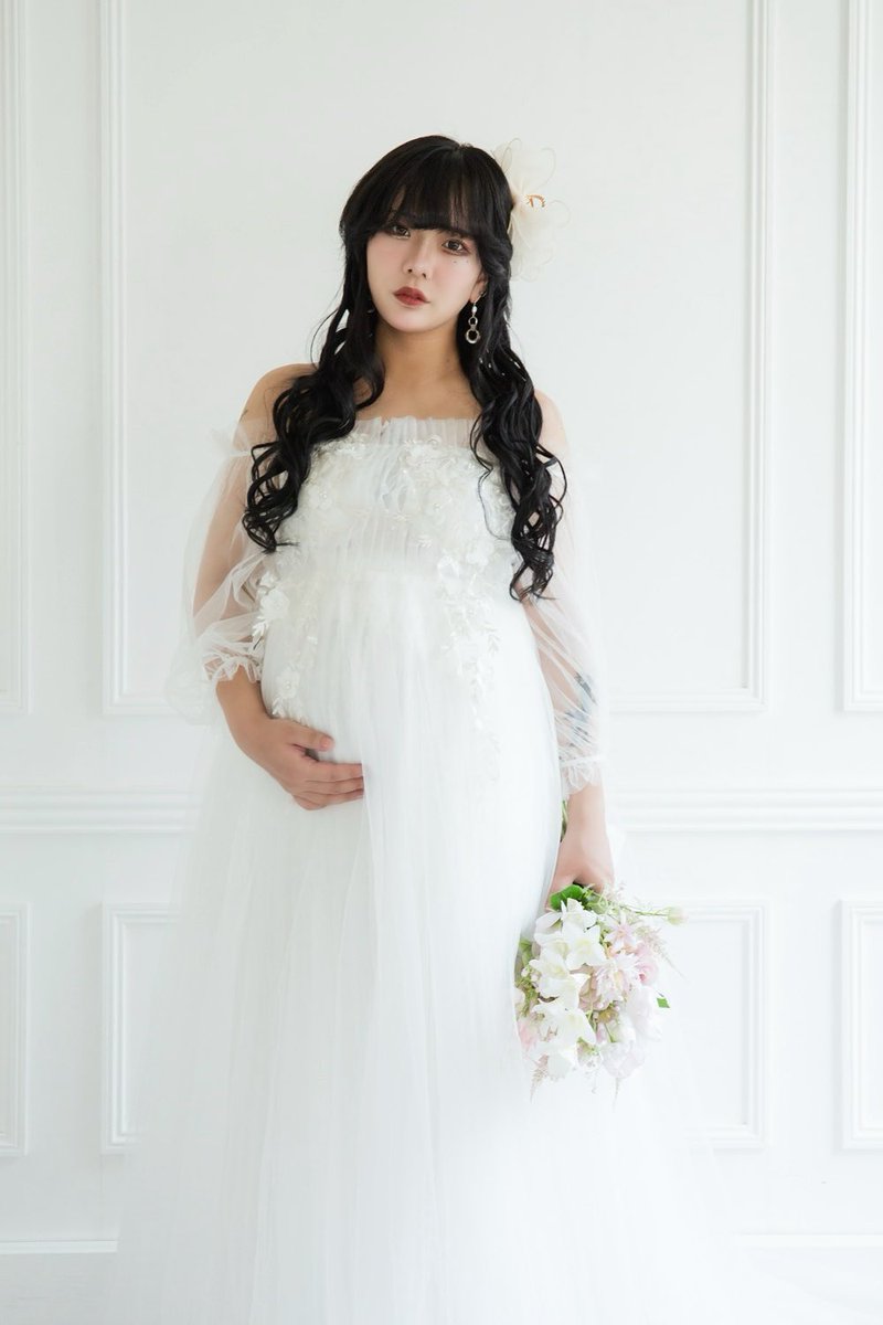 マタニティフォト💜👶💙