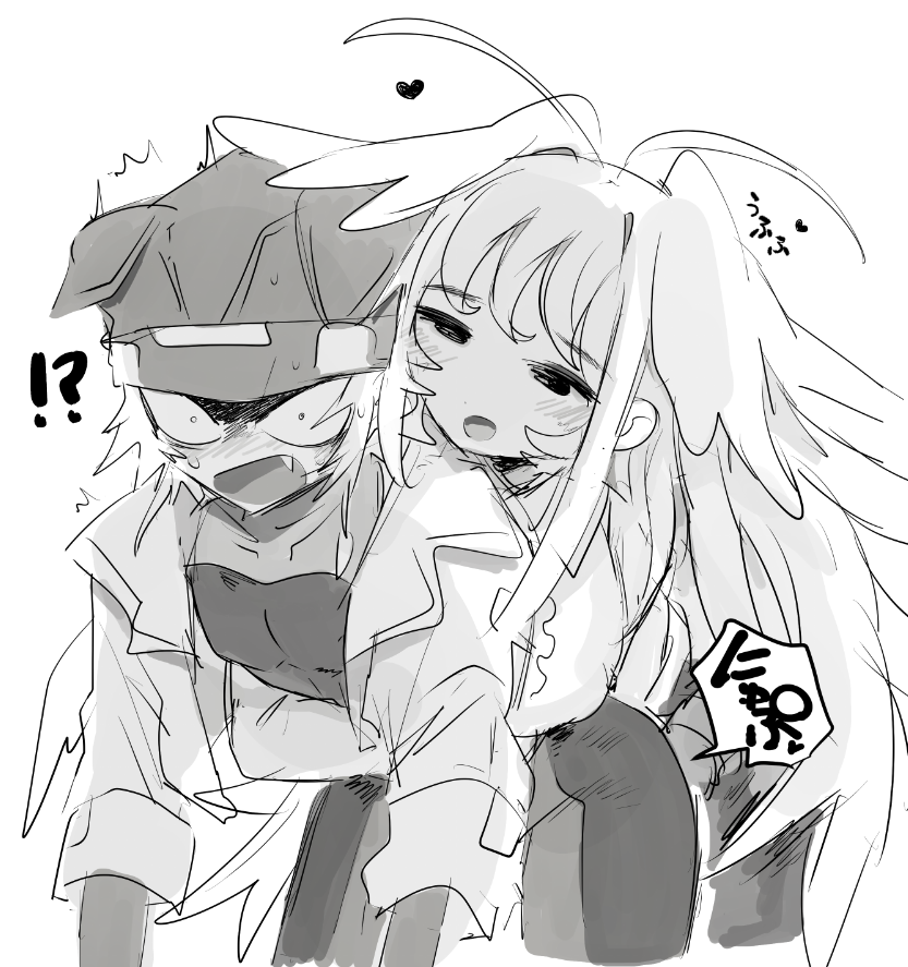 #Gtsurius_OC 市辻くんと操さんらくがき 