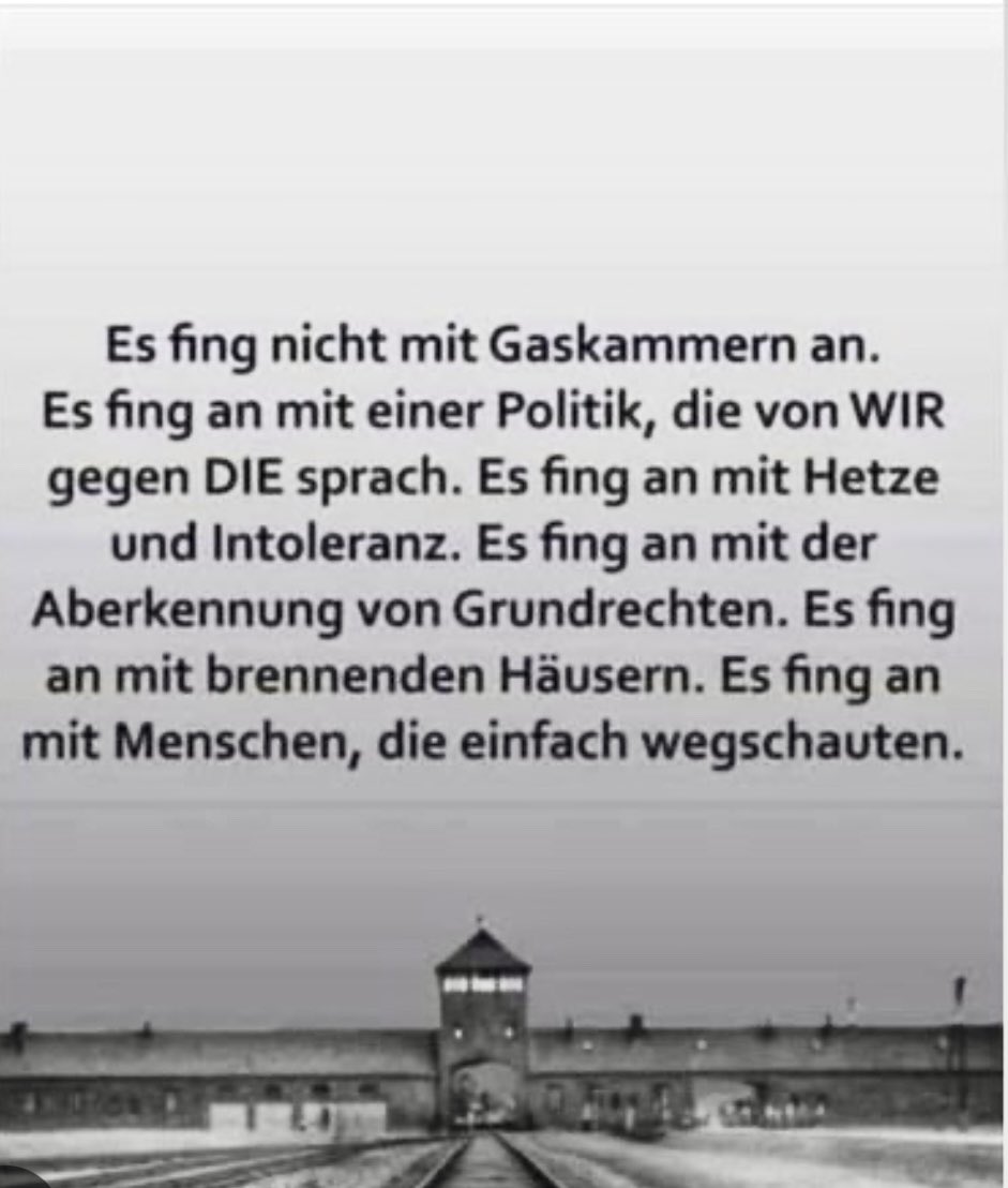 1.September 1939
Lasst uns nicht wegschauen!