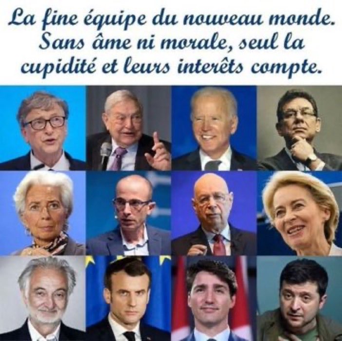 Krieger66362259's tweet image. Voici l’équipe des « Young Leaders » totalement soumis au #WEF de Davos et son leader #KlausSchwab…et qui ont reçu l’ordre mondialiste de réduire la population pour respecter «  The Great Reset » de 2030 !