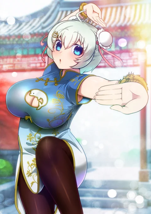 改めましての再掲お願いをいただいた時にお直しの時間をいただけましたのですこしだけ修正させていただいております#SiroArt 