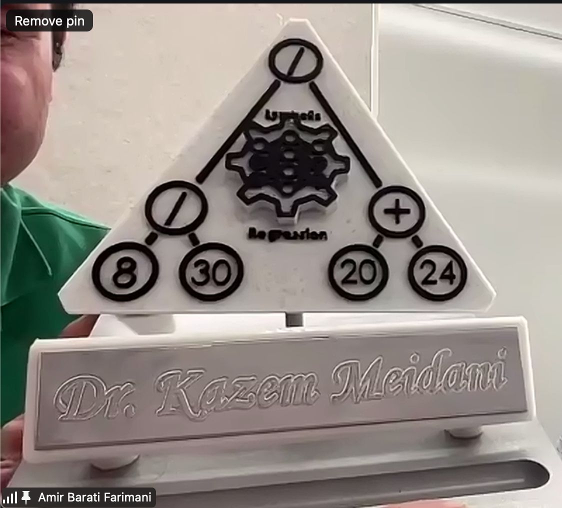 Miles Cranmer (@milescranmer) on Twitter photo Congratulations <a href="/KazemMeidani/">Kazem Meidani</a> on your PhD! It was an honor to serve on your thesis committee :)
Also – love this symbolic regression-themed graduation present from <a href="/AmirBaratiF/">Amir Barati</a> Congratulations <a href="/KazemMeidani/">Kazem Meidani</a> on your PhD! It was an honor to serve on your thesis committee :)
Also – love this symbolic regression-themed graduation present from <a href="/AmirBaratiF/">Amir Barati</a>