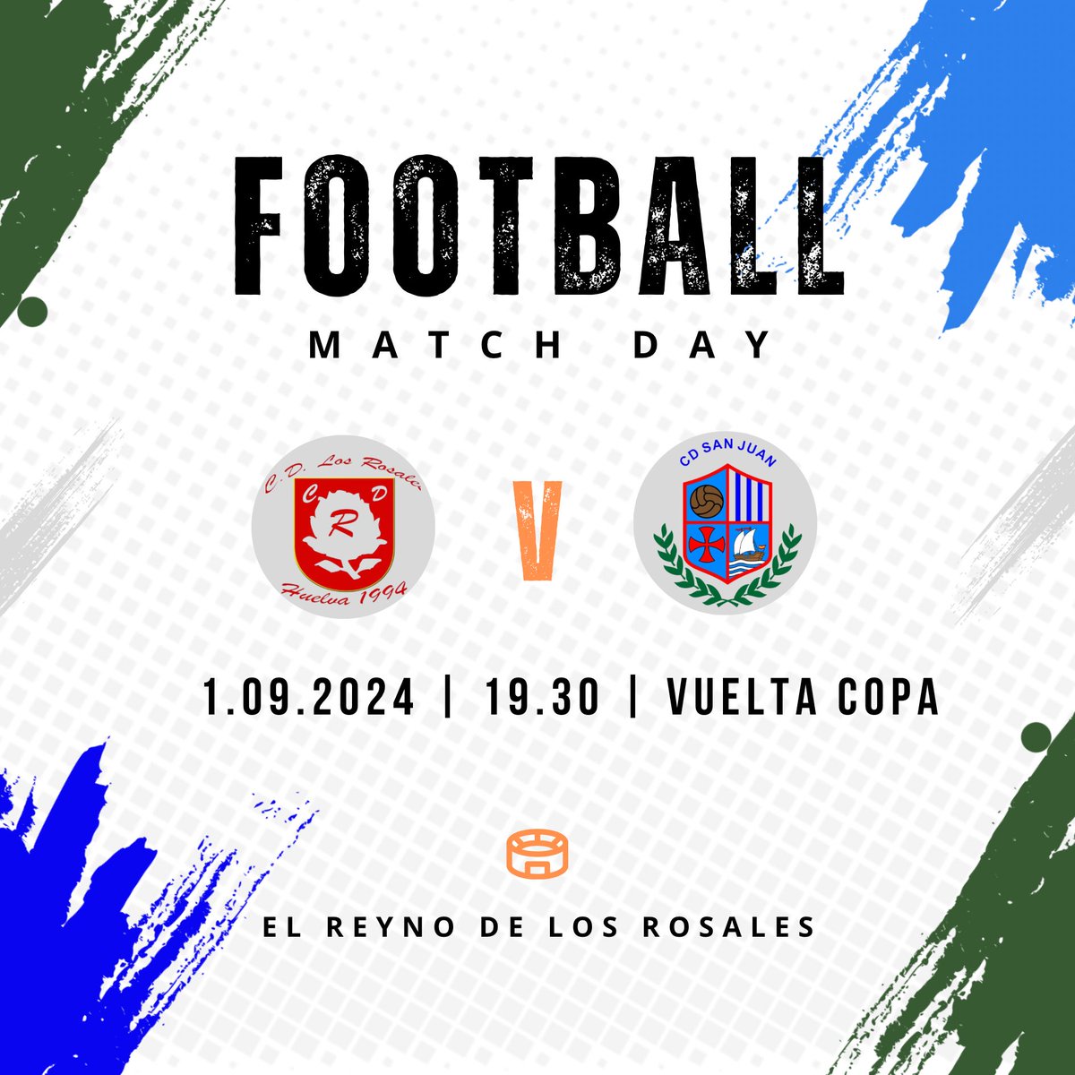 CD_SanJuan's tweet photo. Hoy toca vuelta de Copa. No será fácil, pero rendirse no es costumbre sanjuanera. Vamos a por todas. 💪💪 https://t.co/2HlIyGCZRI