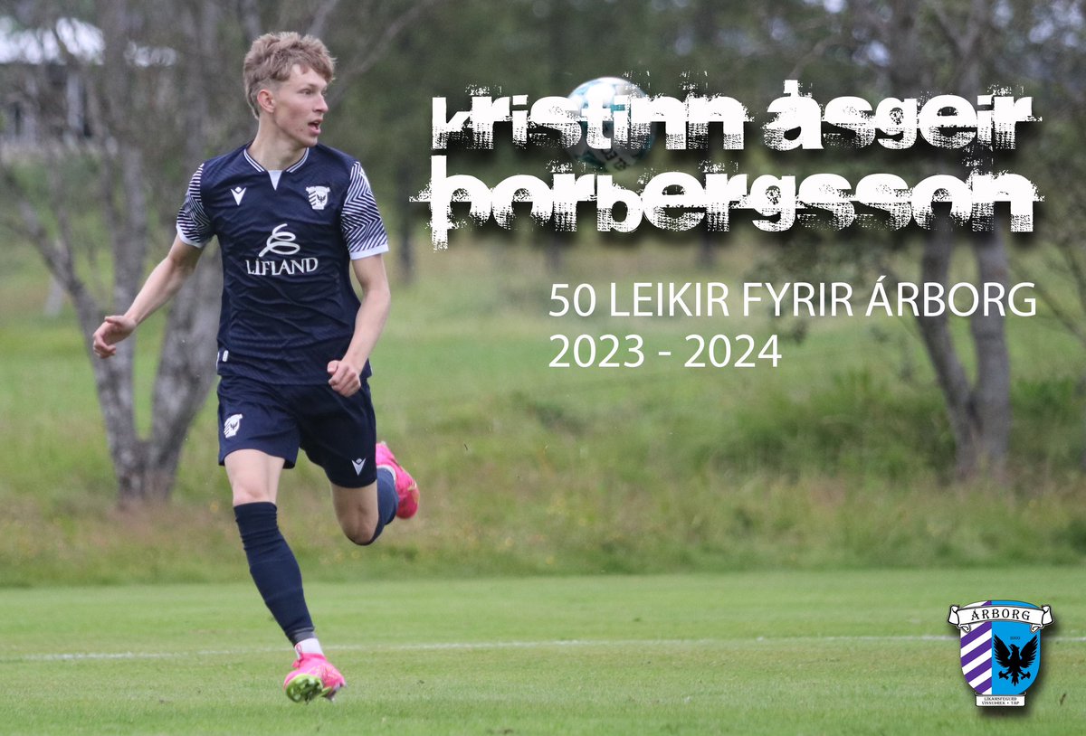arborgfc's tweet image. The Kid, @kristinnasgeir, magnaður með 50 leiki á tveimur árum! Til hamingju 👑