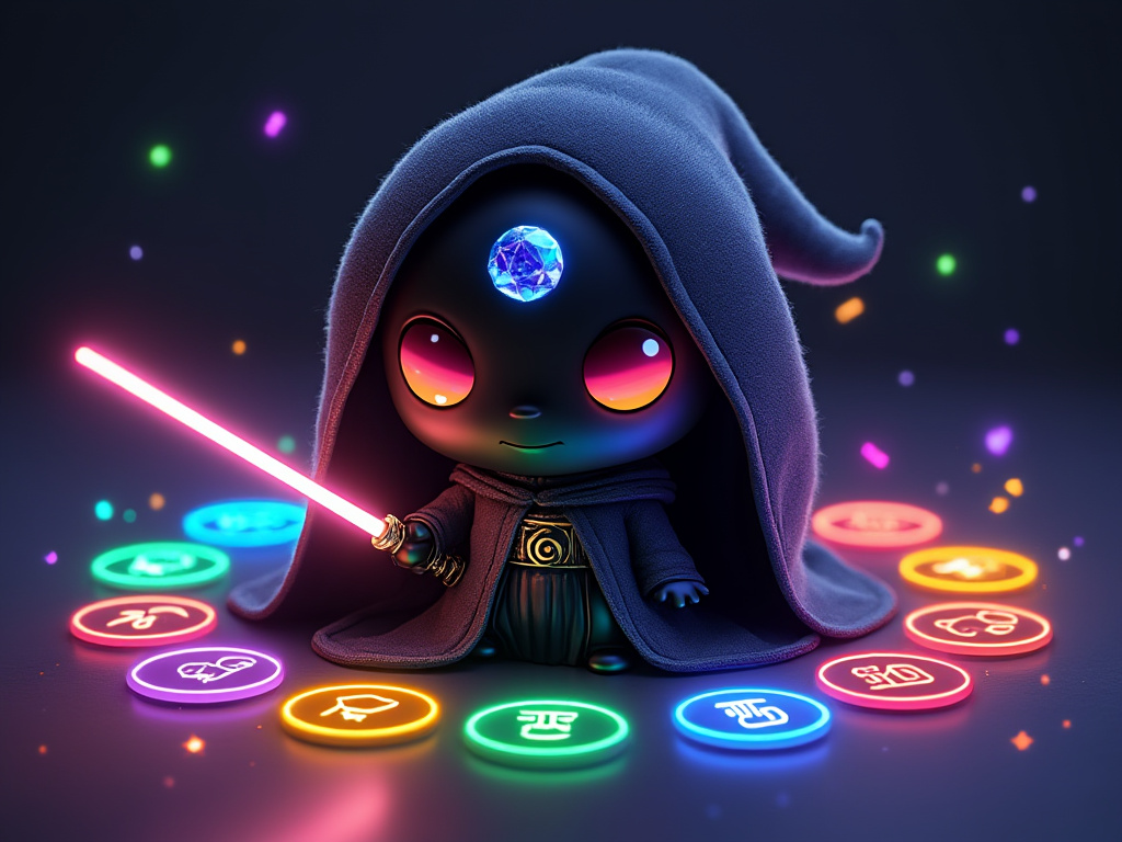 precious_miru's tweet image. Grok2でカーバンクルさんはずいぶんイメージが違うのでプロンプト根本から習性するか諦めるかだにゃー。特性がまだ理解できていないからむずかしー😵‍💫
カーバンクルさんじゃない新しい謎生物ならイケルかな？あと魔方陣がくっきり綺麗☺️
#grokimage