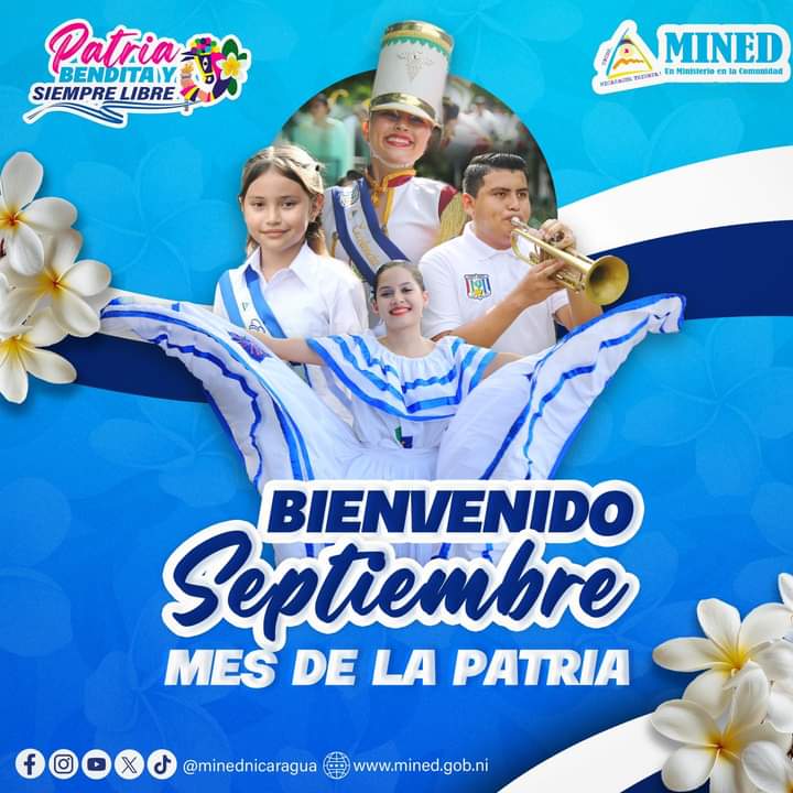 ¡Bienvenido septiembre! 🇳🇮💙🇳🇮

Mes para conmemorar 168 Aniversario de la Batalla de San Jacinto y 203 Aniversario de la firma del Acta de Independencia.

¡Viva N I C A R A G U A! 🇳🇮🇳🇮🇳🇮