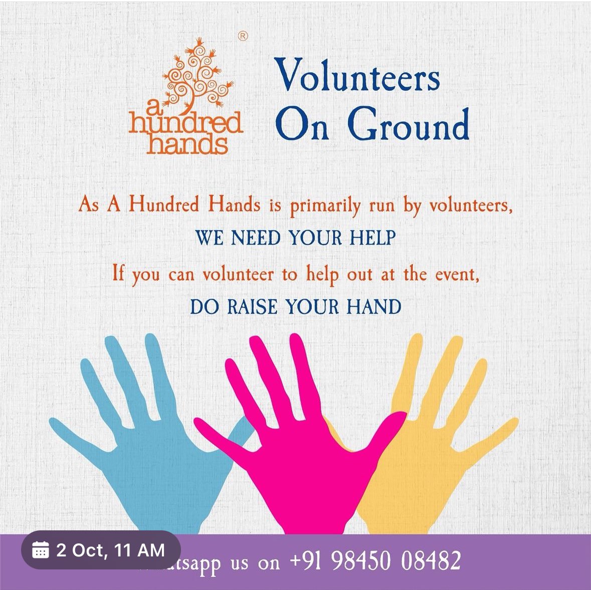 A Hundred Hands tweet media