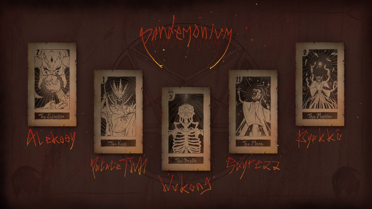 Pandemonium_Aim's tweet image. Prepare to descend into the abyss, where power and mystery entwine, and where the end is but an eternal beginning. 

Welcome Pandemonium X @AveraEsport roster ! : 

🇫🇷@sayrezzvlr  
🇫🇷@ByaKKoUwU
🇫🇷@mr_lapatate (C)
🇫🇷@AlekssyPTDR
🇫🇷@XzrEtalo

🇵🇹@Vlr_Chonix (Sub)
🇫🇷@Grgooze1 (Sub)