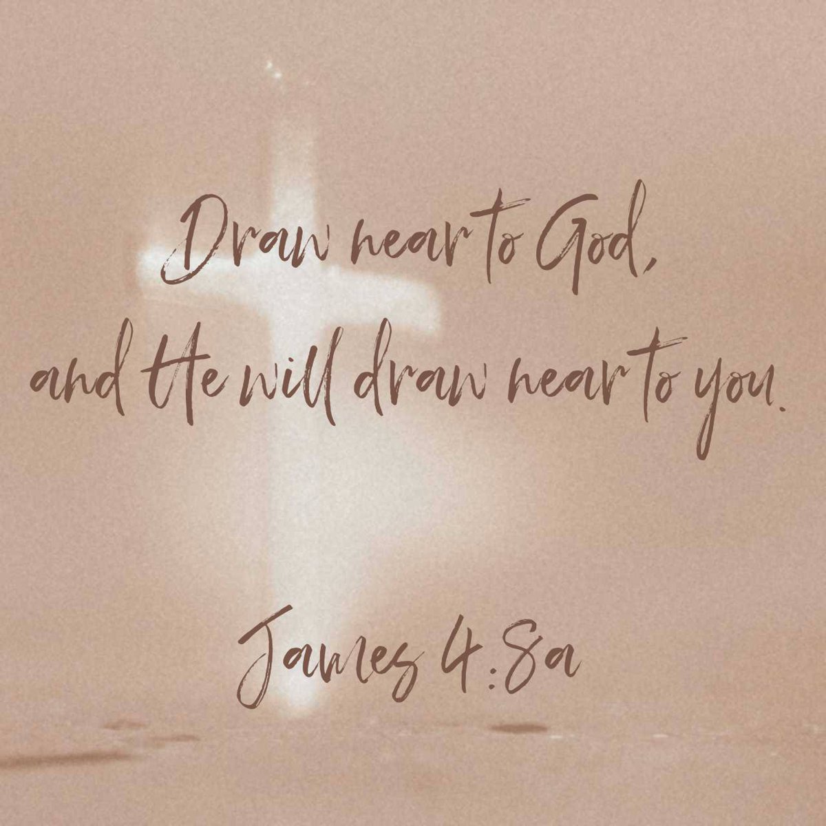 James 4:8 HCSB
[8] Draw near to God, and He will draw near to you. Cleanse your hands, sinners, and purify your hearts, double-minded people! 

bible.com/bible/72/jas.4…