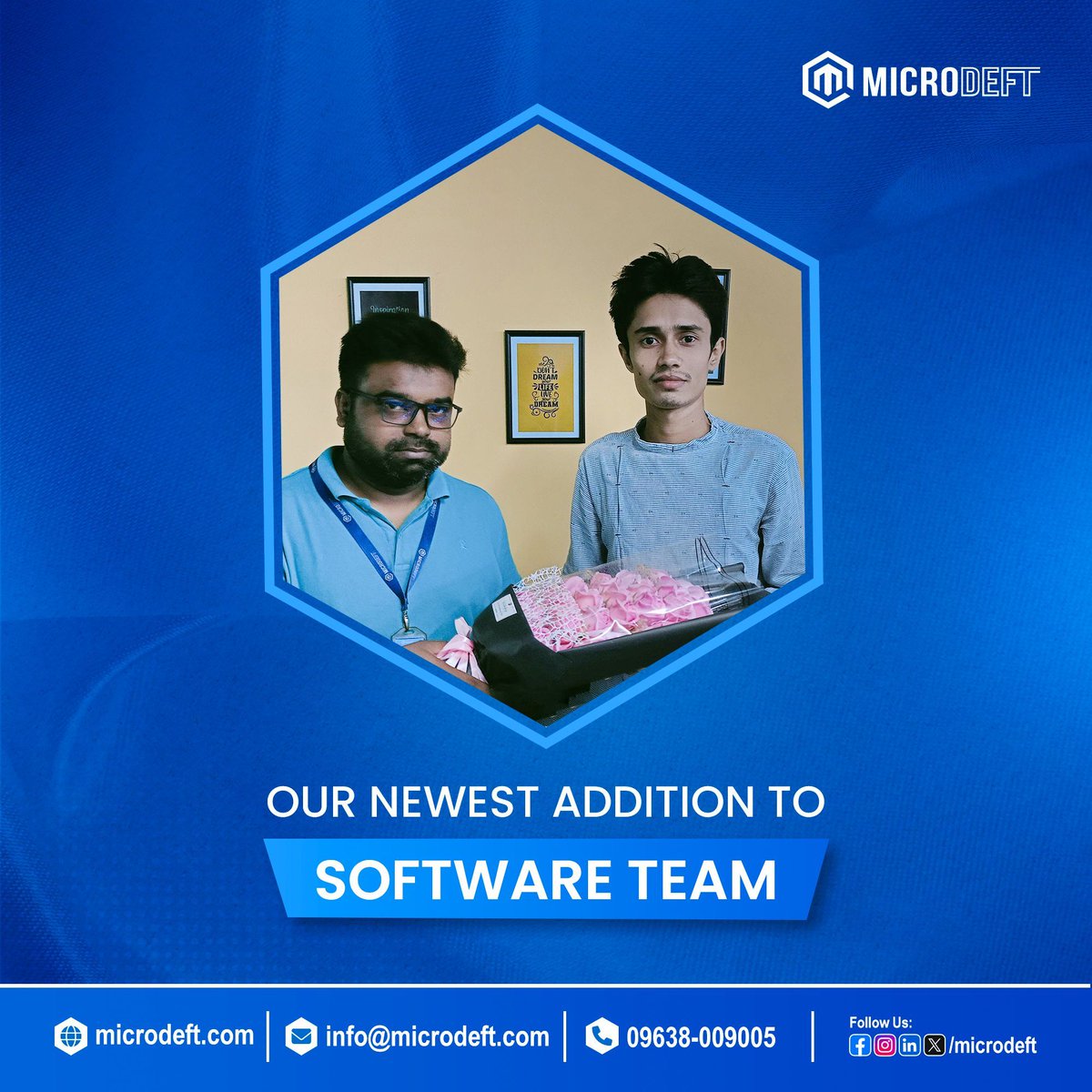 microdeft's tweet image. We’ve got some exciting news
Welcome to the Microdeft family!
#Welcome #NewBeginnings #TeamMicrodeft