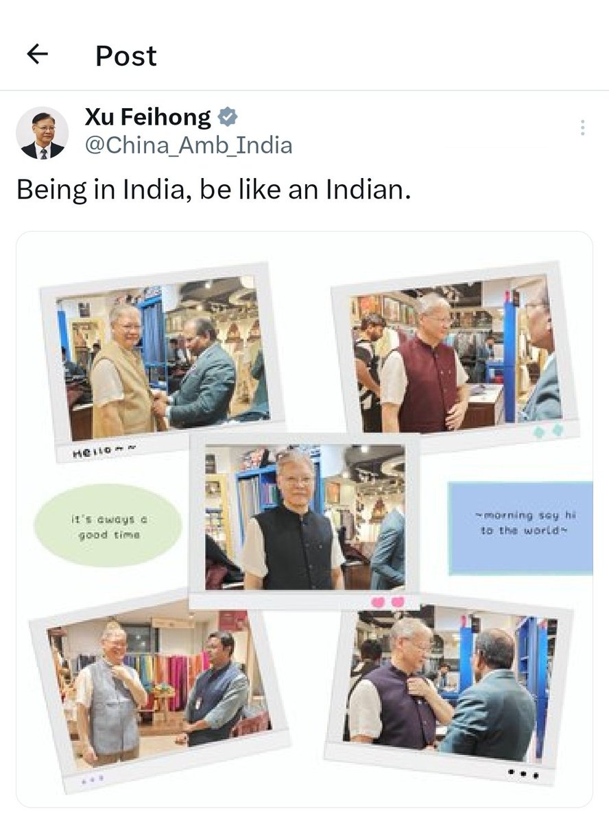 xhrishiraj's tweet image. 1st time I purchased a sleeveless #khadi jacket -prefer to call #bandi (fabIndia patna) in yearend&apos;2013. 2014&apos;s winter, got dressed at office but colleague didn&apos;t expect me in that outfit.
months gone &amp;amp; that bandi became #ModiJacket &amp;amp; trending everywhere
x.com/xhrishiraj/sta…