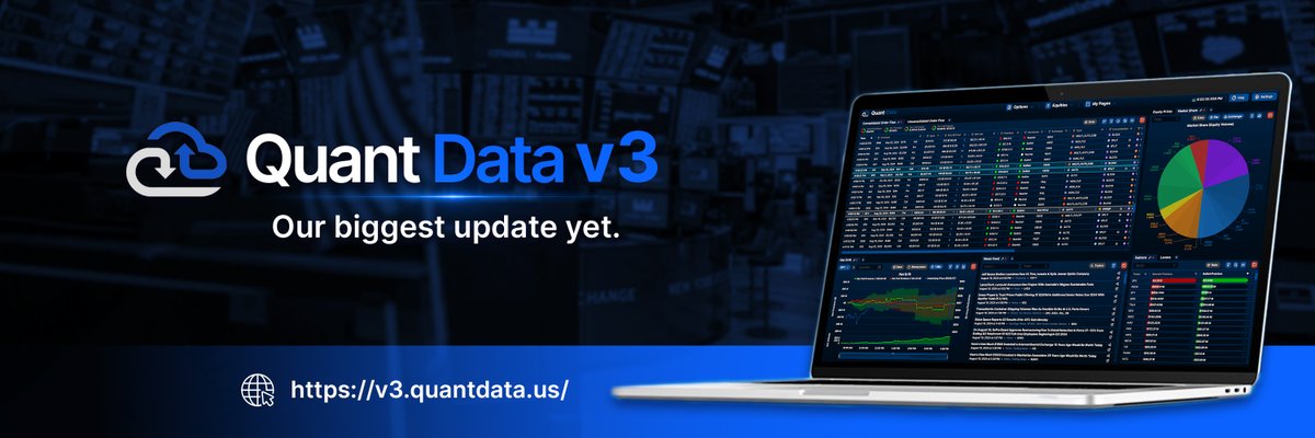 QuantData's tweet image. 🥳 Quant Data v3 is Live! 🥳
v3 is packed with enhancements and new features that we hope you will like.
Key Updates in v3:
Enhanced Performance: We've optimized the platform for faster data retrieval and a smoother user experience.
New Analytics Tools: We've added…