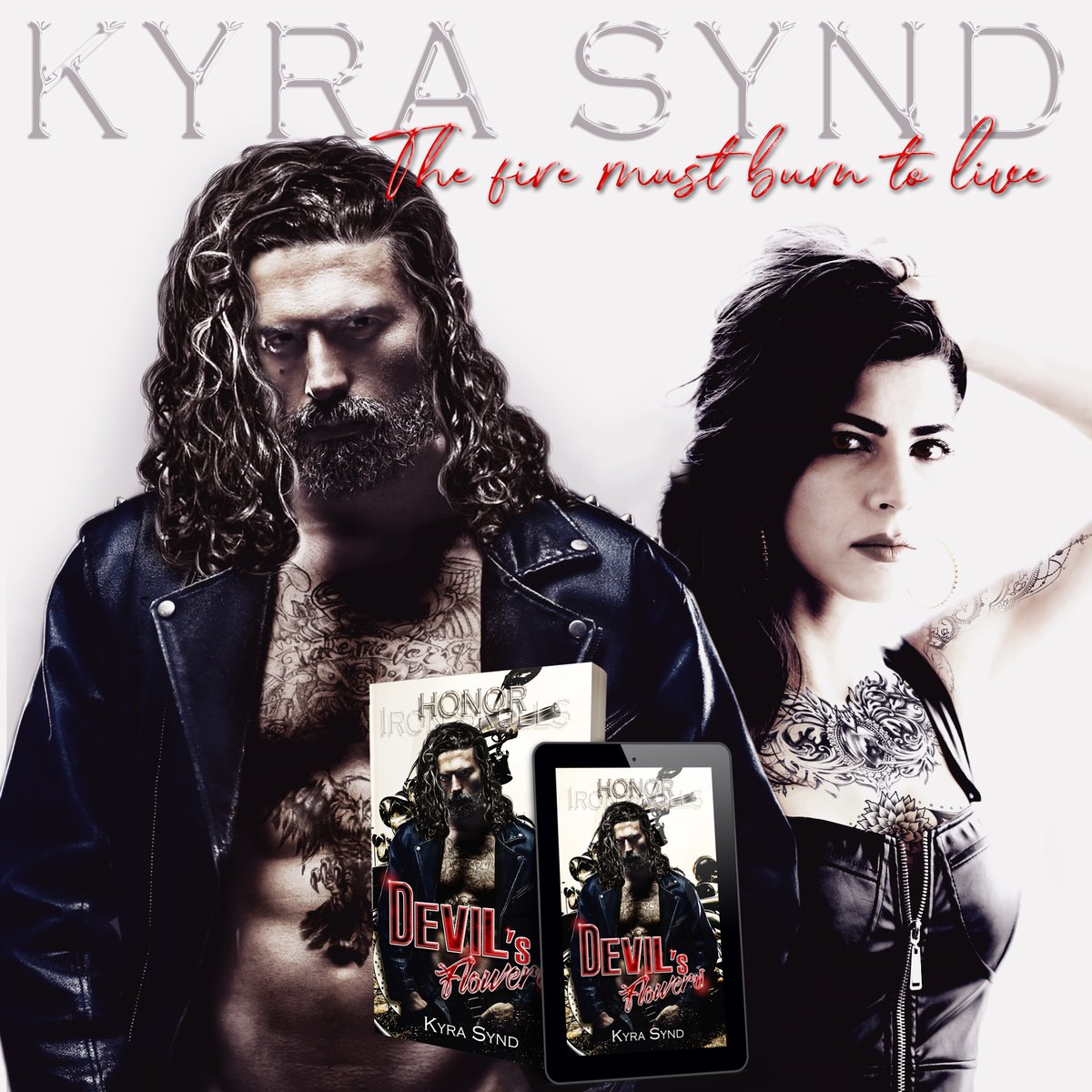 KyraSynd's tweet photo. 🔥Ready for an intense ride? Devil's Flowers - Honor is here! Blaze, the feared devil of the Iron Skulls MC, meets Blackie, a strong woman with a secret. Passion, guilt, and an unstoppable attraction await!
https://t.co/NMPR1i13wk
TBR https://t.co/9kjaDrg3To
#MCromance #booklover https://t.co/AfaQvfZg5O