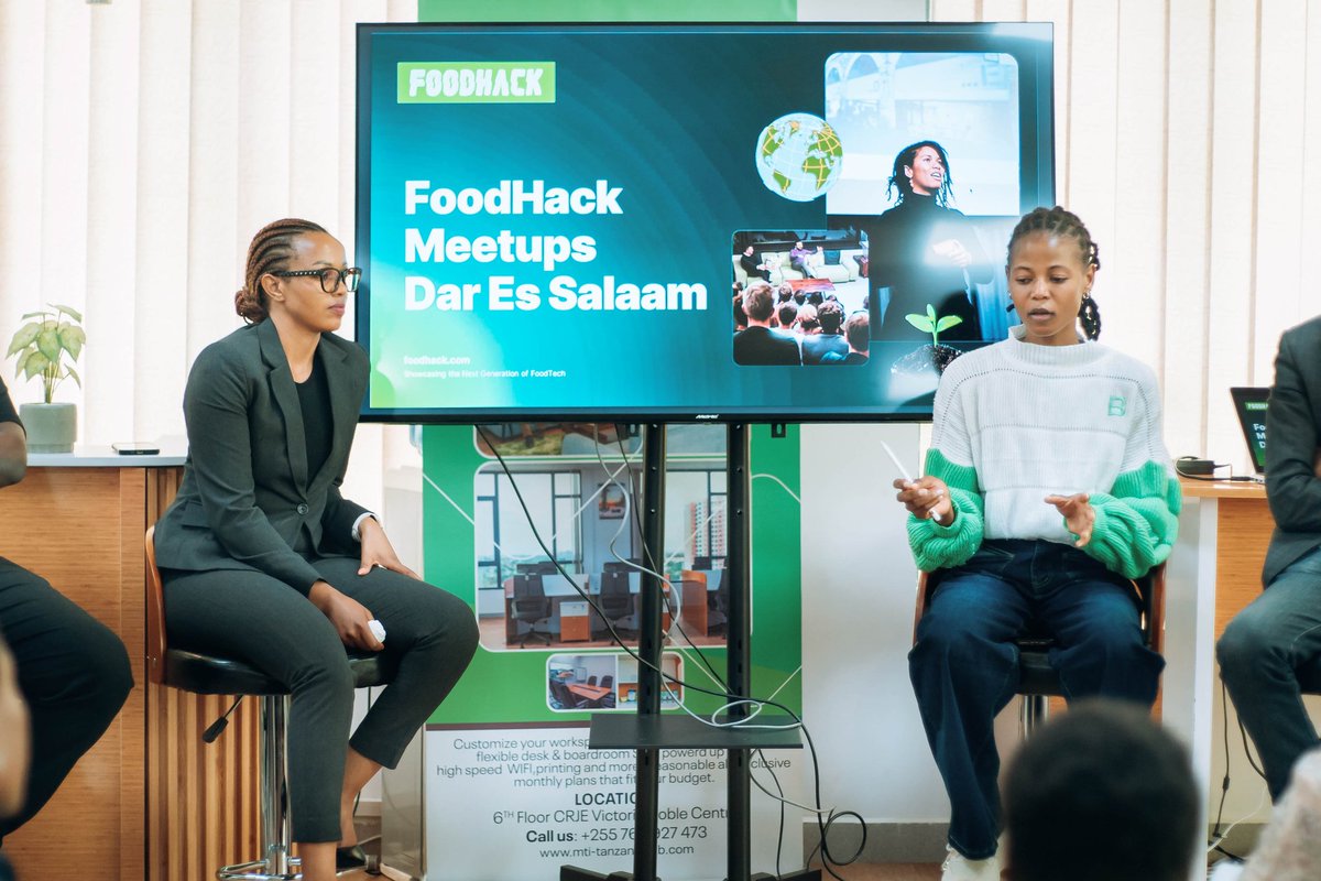 FoodHackDar's tweet photo. We had an amazing morning at the FoodHack Meetups Dar Es Salaam: BlueTech Connect event. It was great to see so many entrepreneurs, professionals, and innovators come together to talk about seaweed, aquaculture, and FoodTech. @foodhackglobal https://t.co/5zWEKiuiOU