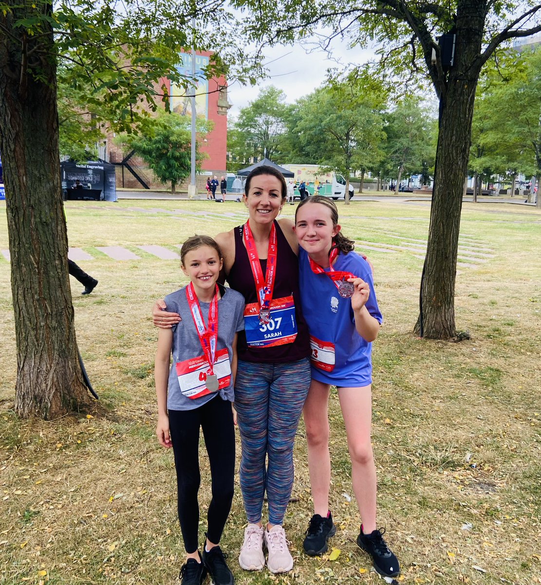sazflav's tweet photo. Fab morning at #Middlesbrough10k and 3k. Lovely to bring the community together ❤️ @runforall https://t.co/2hryYTMQwN