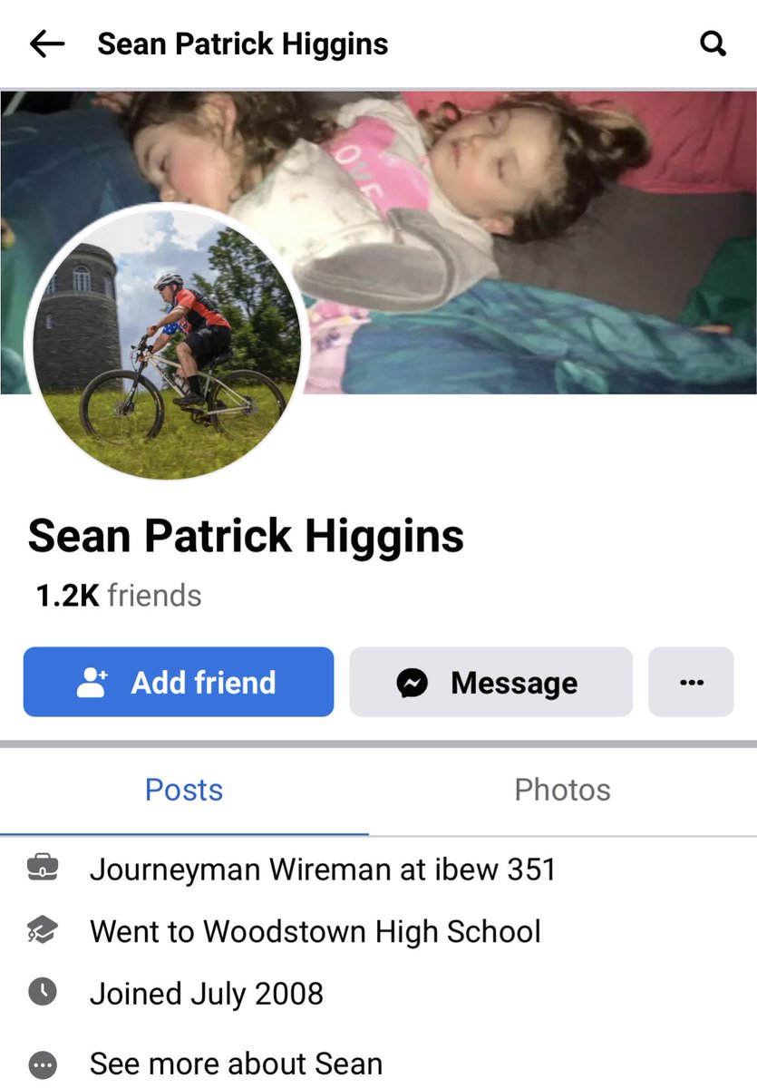 johnpuck1992's tweet photo. The “other” Sean Higgins from Woodstown, New Jersey has spoken out on Facebook.
#SeanHiggins #JohnnyGaudreau https://t.co/Neo3et9YP0