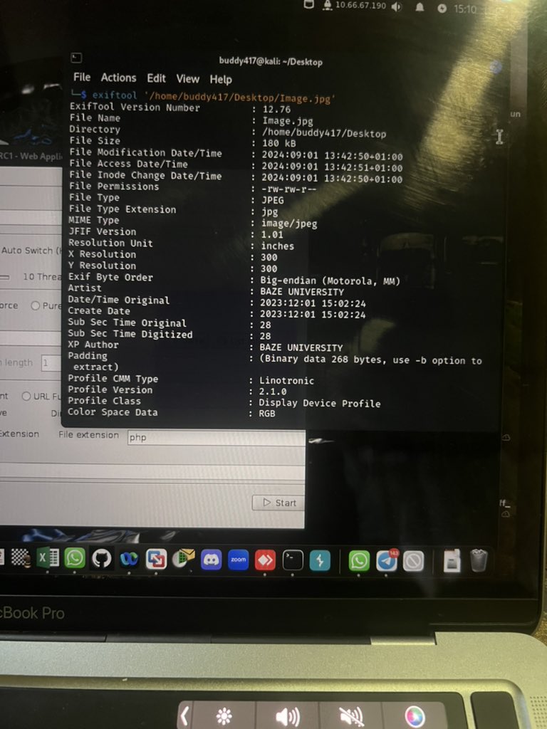 SaibrousFarms's tweet image. It was great working today on #Steganography, using tools like #exiftool, #stegosuite and #steghide to check metadata of images, embeds and extracts what is hiding behind images  @Officialwhyte22  #30daysHackingChallenge