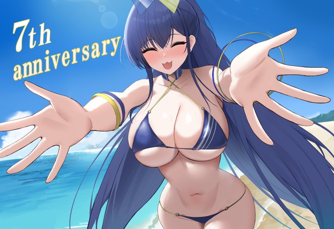 7周年おめでとうございます!
ENの方でヌルヌル動いてたから描きました
#アズレン7周年アート
@azurlane_staff 
