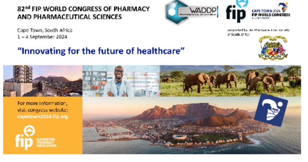 WADDP - Wits University (@witsaddp) on Twitter photo 🚀Exciting News!🚀 We're showcasing our latest tech at #FIP2024! 🌟 Visit us at Booth #89 to discover cutting-edge WADDP innovations, meet our experts to discuss partnering.
📅 1-4 Sept 2024📍CTICC, Cape Town Don’t miss out! #WADDP #FutureOfPharmacy
<a href="/WitsInnovation/">Wits Innovation</a> <a href="/NRF_News/">National Research Foundation of South Africa</a> 🚀Exciting News!🚀 We're showcasing our latest tech at #FIP2024! 🌟 Visit us at Booth #89 to discover cutting-edge WADDP innovations, meet our experts to discuss partnering.
📅 1-4 Sept 2024📍CTICC, Cape Town Don’t miss out! #WADDP #FutureOfPharmacy
<a href="/WitsInnovation/">Wits Innovation</a> <a href="/NRF_News/">National Research Foundation of South Africa</a>