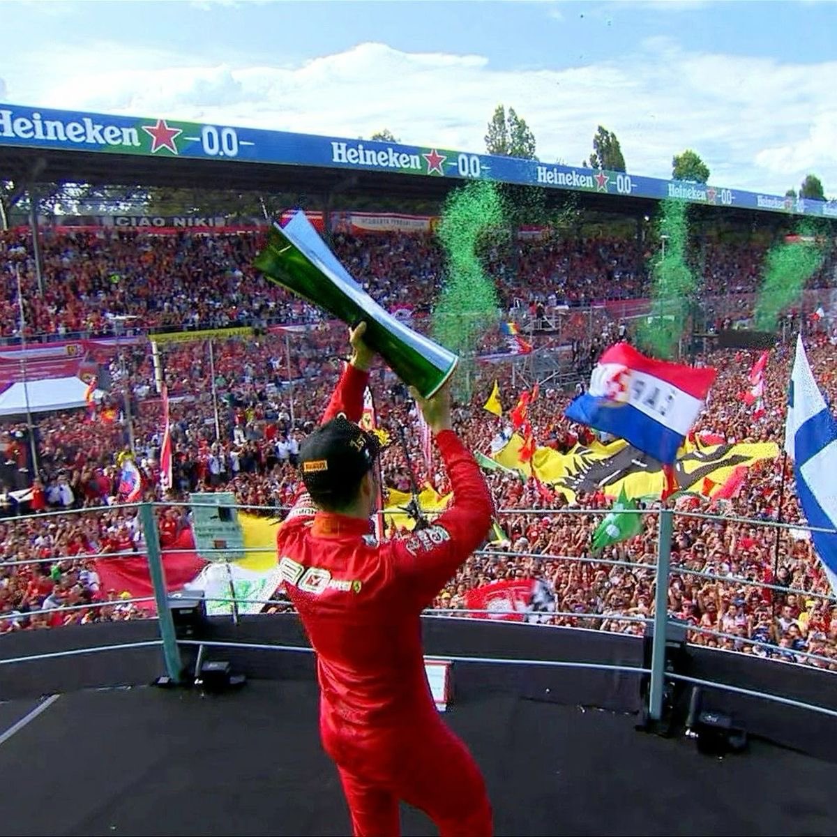 AND AFTER FIVE YEARS WE ARE BACK. CHARLES LECLERC. IL PREDESTINATO VINCE A MONZA