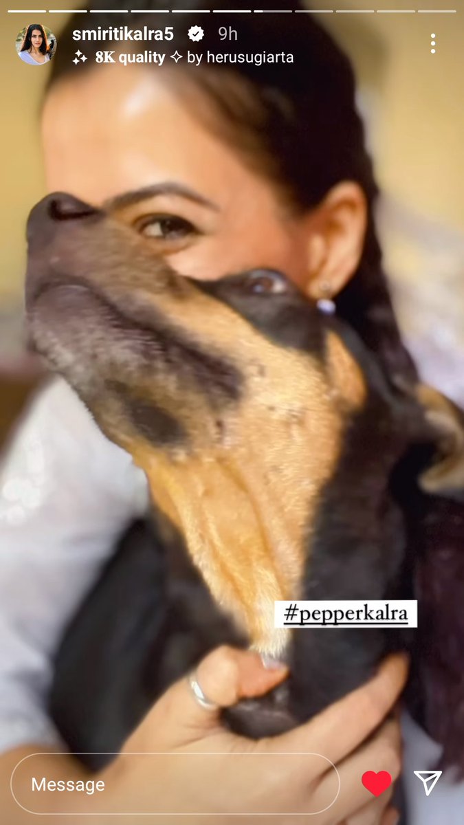 BepannaahNo1Fan's tweet photo. Dog Lovers 😘🤗 Smriti New Story 😎 Are they same dogs 🙈 #HarshadChopda #SmiritiKalra #Smrishad https://t.co/BvIuH6mvDB