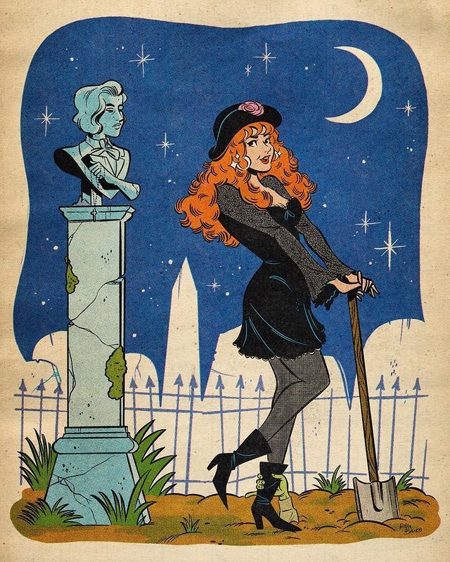 it’s giving lisa frankenstein / bewitched

art by ramenbanks