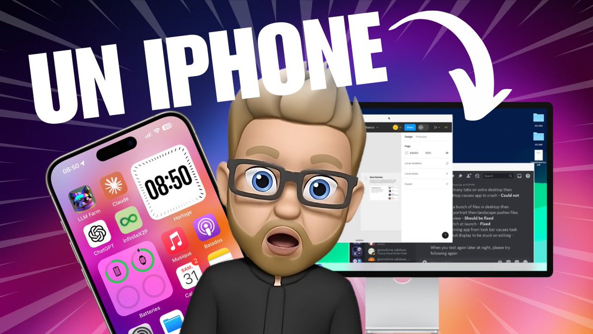 Transforme un iPhone en PC : découvre cette APP INCROYABLE !
youtu.be/ukmDhpWroE0