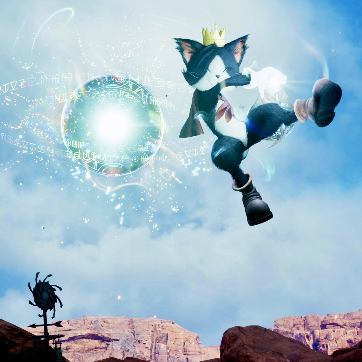 Hope y’all are having a yippie-ya-yeah Sunday 🌸💕☀️

#FinalFantasySunday
#FinalFantasyRebirth
#Virtualphotography