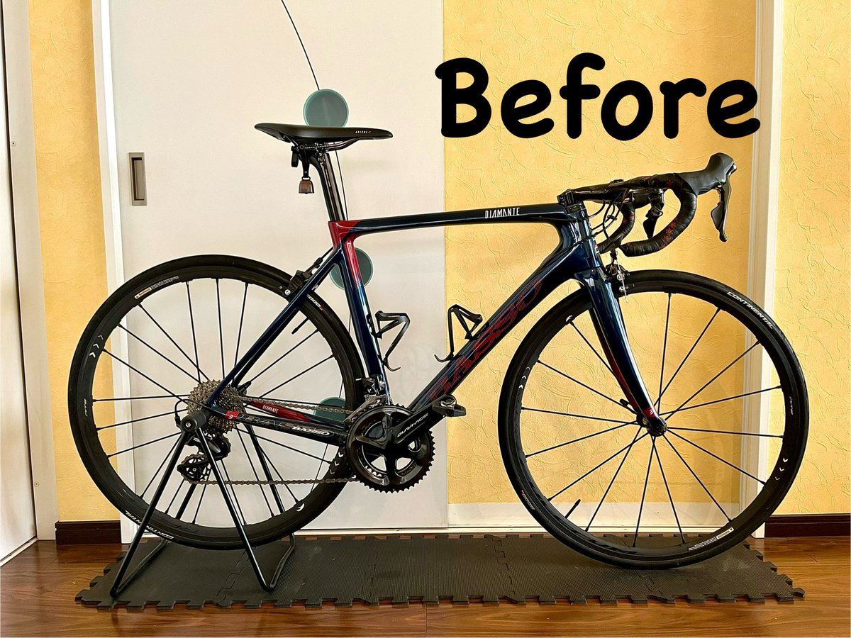 チャリのイメチェン！
遂に、遂に、遂に、憧れのサドル、
『prologo SCRATCH M5 NACK 』を
手に入れてしまった。
しかも、ブラックだとありふれている気がしたので、ホワイトに！
そして、ついでにペダルとグリップも白に！いやはや、テンション上がる〜！
早く乗りとぅあい！！✨😆✨