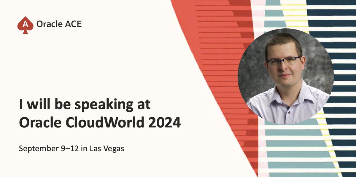Join <a href="/thatjeffsmith/">SQL.ProductManager.Oracle.Databases</a> and me at #CloudWorld to learn how <a href="/oraclesqlcl/">SQLcl</a> enhanced with Liquibase helped one of <a href="/PretiusSoftware/">Pretius</a> customers speed up the development process.
Add a session to your schedule: 
 [THR3313] Thu, Sep 12, 11:40 AM
reg.rf.oracle.com/flow/oracle/oc…

See you in Vegas!